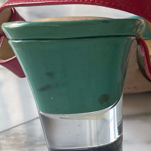 Kate Spade Patent Leather Open Toed Heels - Picture 6 of 7